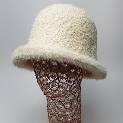  Шляпа женская ангора - шерсть размер 57-58