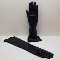 Перчатки женские кожаные с рукавом 40 см №5 (Упаковка 5 шт.)