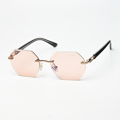 Очки женские солнцезащитные Replica Cartier UV400 2F028 C6