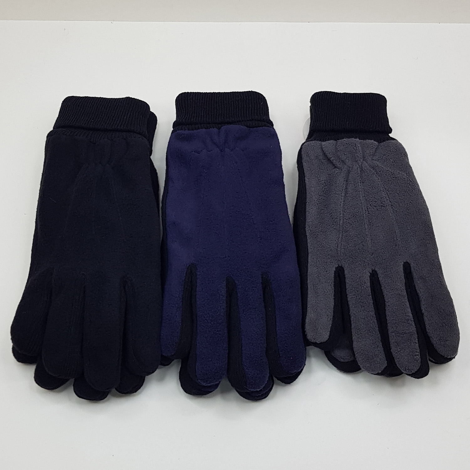 Мужские перчатки спортивные флисовые зимние №2 (Упаковка 12 шт.)
