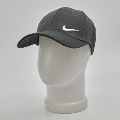 Бейсболка унисекс Replica Nike полиэстер фикс размер темно-серый