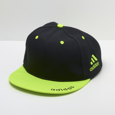 Бейсболка унисекс Replica Adidas рэперка хлопок черно-зеленый