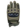 Перчатки тактические полные с накладками на костяшках хаки